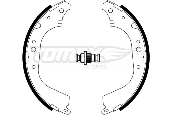 TOMEX Brakes Bremsbackensatz